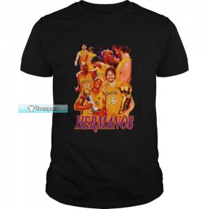 Hermanos Los Angeles Lakers Unisex T Shirt