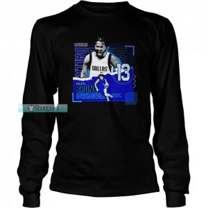 Jalen Brunson Basketball New York Knicks Long Sleeve Shirt