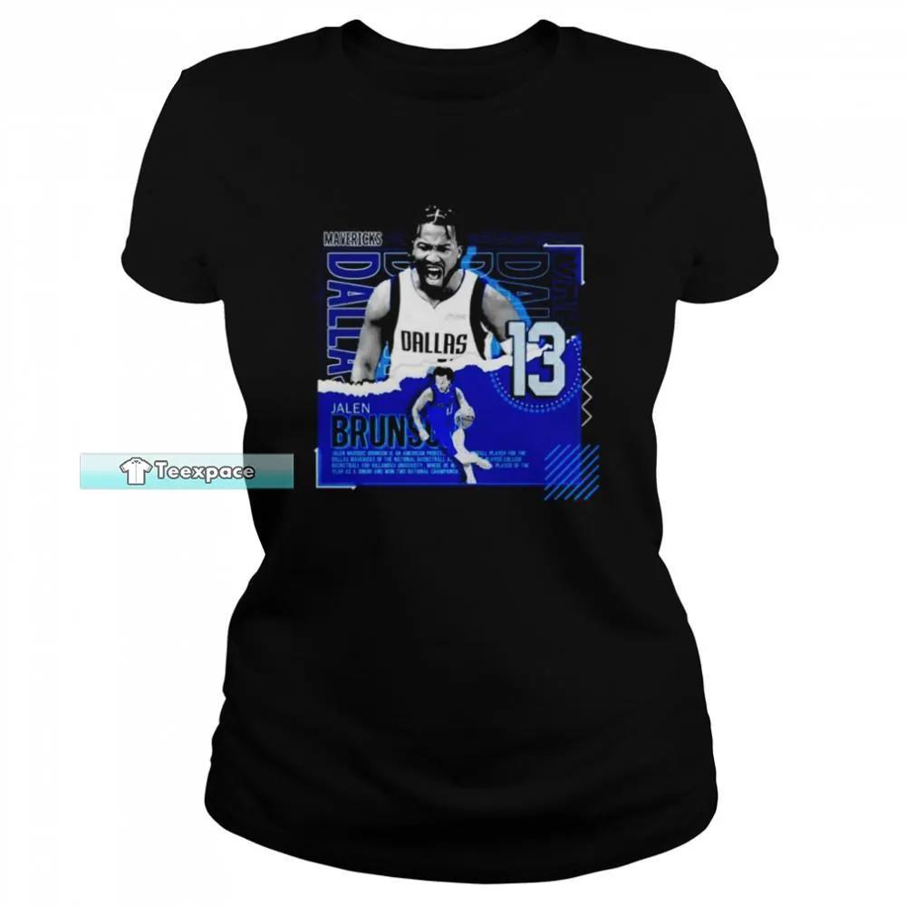 Jalen Brunson Basketball New York Knicks T Shirt Womens