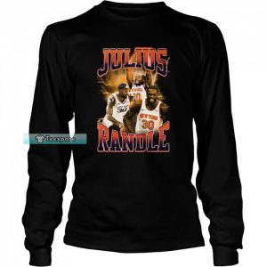 Julius Randle New York Knicks 90 Style Long Sleeve Shirt