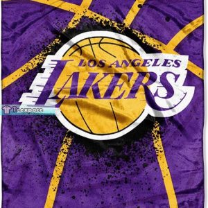 Lakers Sherpa Blanket