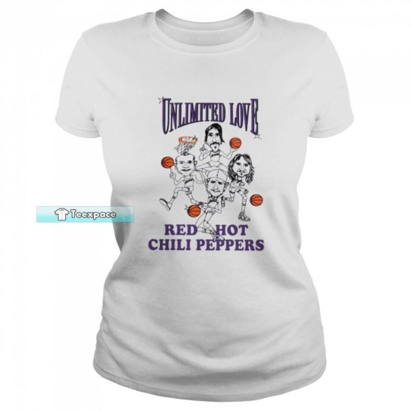 Lakers Unlimited Love Red Hot Chili Peppers Shirt