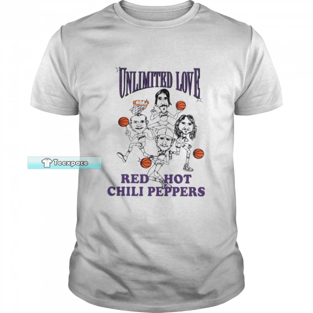 Lakers Unlimited Love Red Hot Chili Peppers Unisex T Shirt
