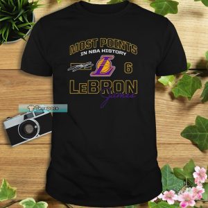 LeBron James Lakers Most Points In NBA History Unisex T Shirt