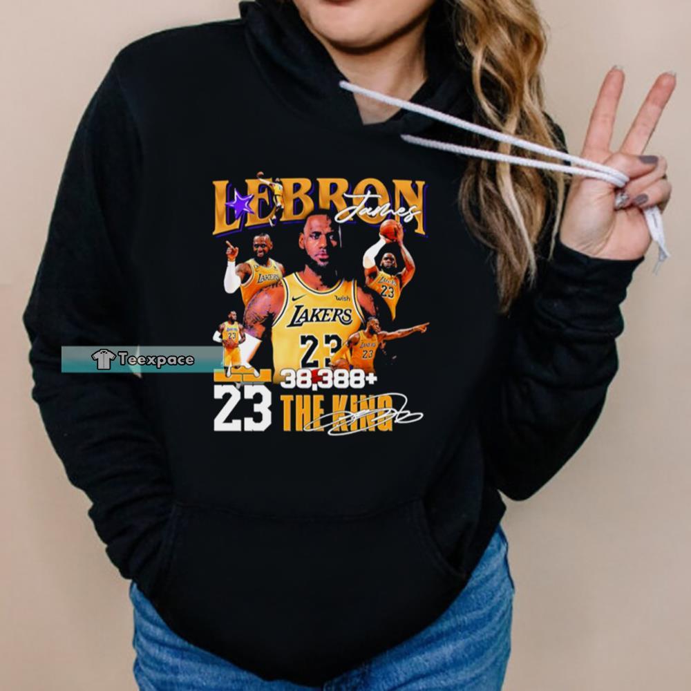 Lebron 23 Lakers Shirt Signature Hoodie