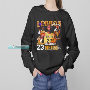Lebron 23 Lakers Shirt Signature Sweatshirt
