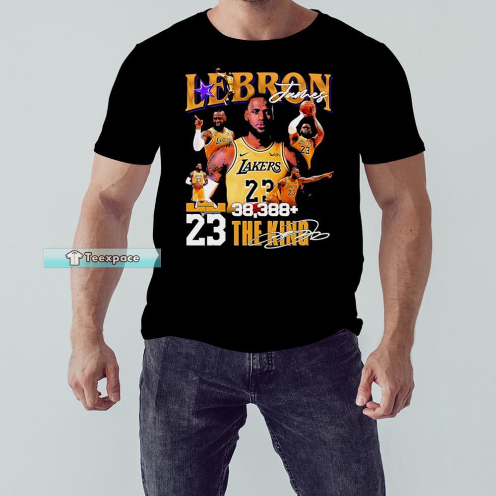 Lebron 23 Lakers Shirt Signature Unisex T Shirt