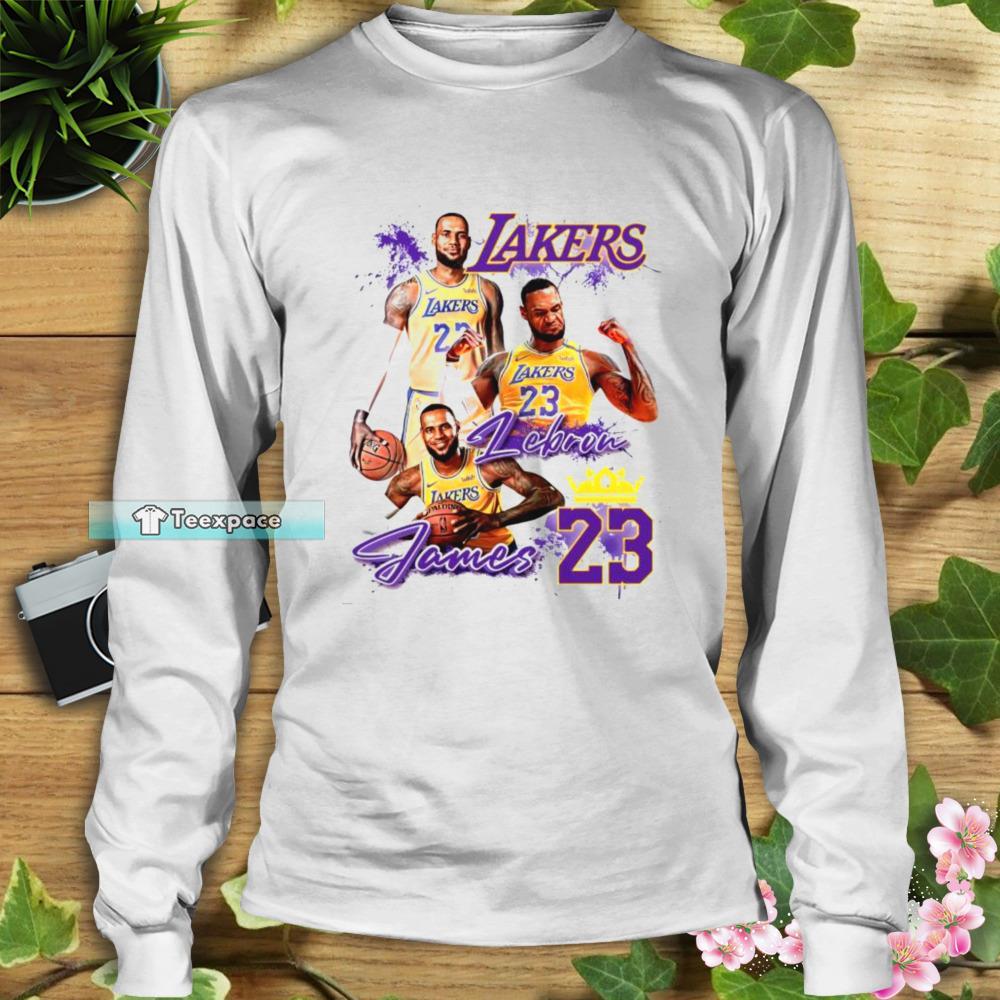 Lebron James Lakers Leading Scorer Long Sleeve Shirt