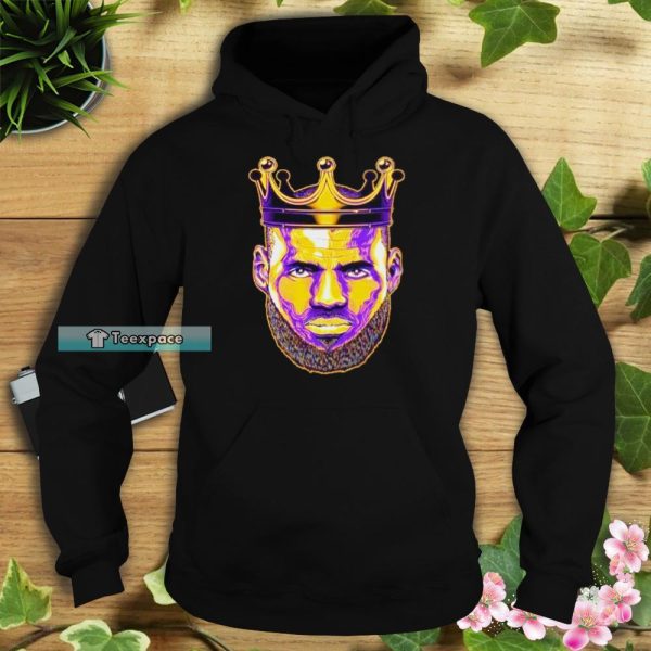 Lebron James Los Angeles Lakers King Crown Shirt