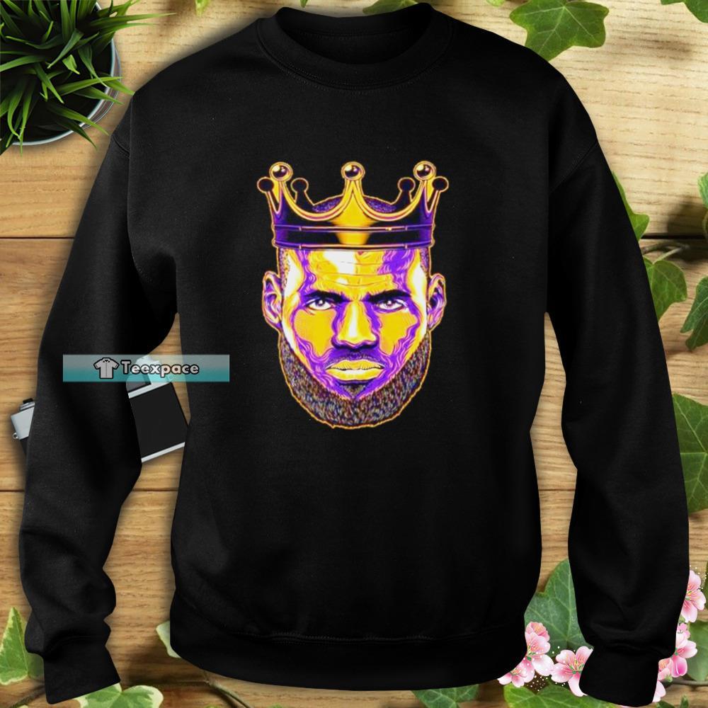 Lebron James Los Angeles Lakers King Crown Sweatshirt