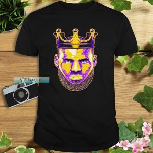 Lebron James Los Angeles Lakers King Crown Unisex T Shirt