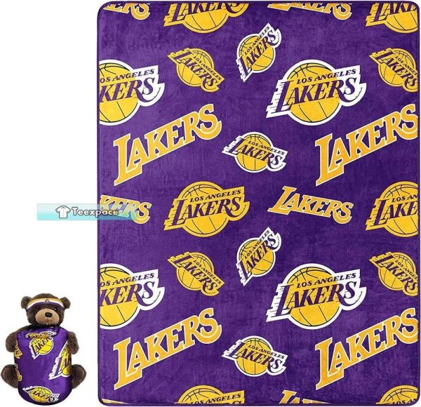 Los Angeles Lakers Comfy Throw Blanket