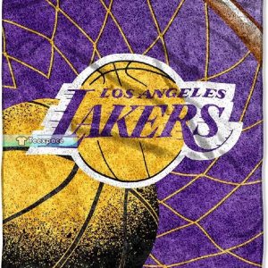 Los Angeles Lakers Fuzzy Blanket 1