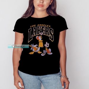 Los Angeles Lakers Junk Food Mickey Squad T Shirt Womens