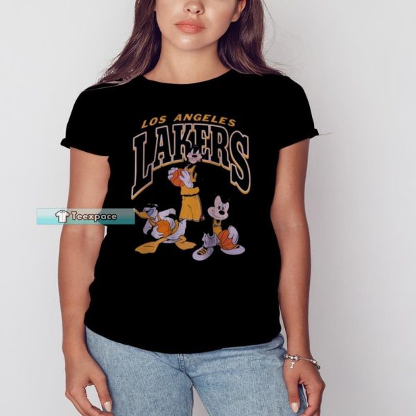 Los Angeles Lakers Junk Food Mickey Squad Shirt