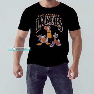 Los Angeles Lakers Junk Food Mickey Squad Unisex T Shirt