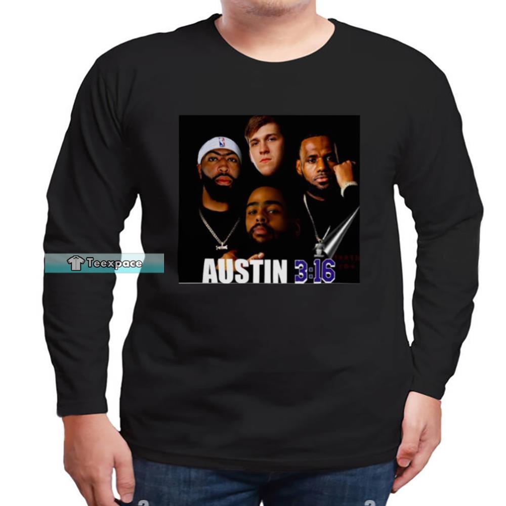 Los Angeles Lakers MVP Austin 3 16 Long Sleeve Shirt