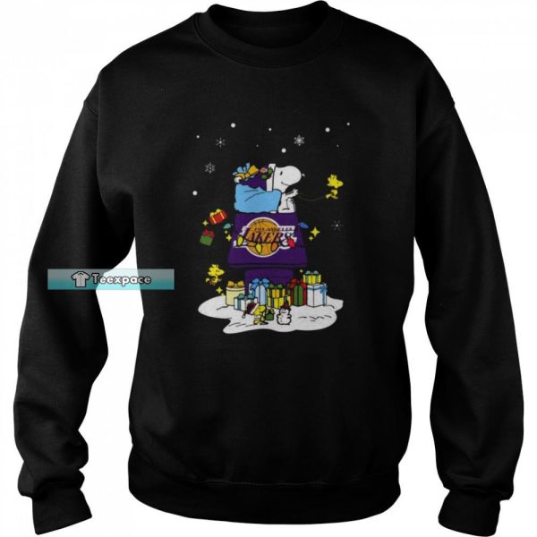 Los Angeles Lakers Santa Snoopy Christmas Shirt