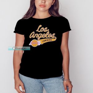 Los Angeles Lakers Script T Shirt Womens
