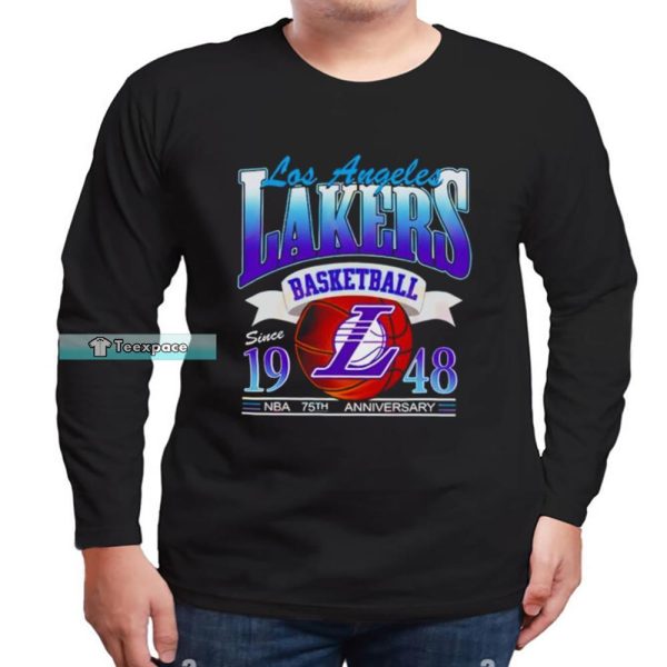 Los Angeles Lakers Since 1948 NBA 75th Anniversary Shirt