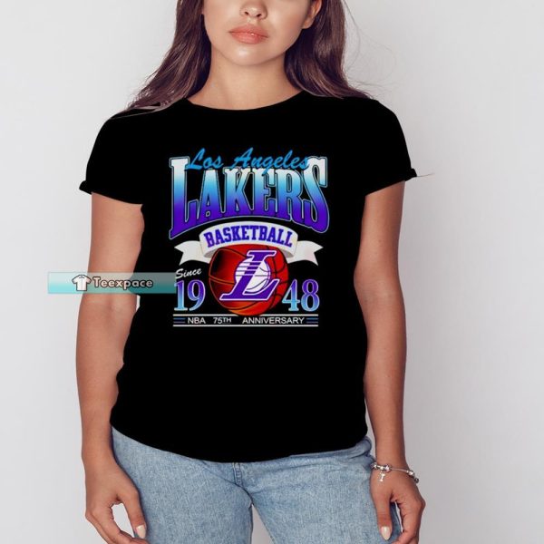 Los Angeles Lakers Since 1948 NBA 75th Anniversary Shirt