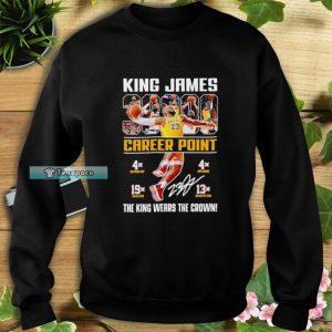 Los Angeles Lakers The King Wears The Crown Signature Sweatshirt