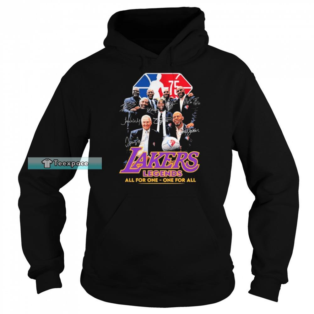Los Lakers Legend All For One One For All Hoodie