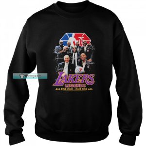 Los Lakers Legend All For One One For All Sweatshirt