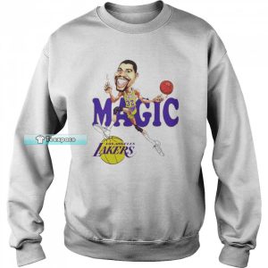 Magic Johnson Funny Los Angeles Lakers Sweatshirt