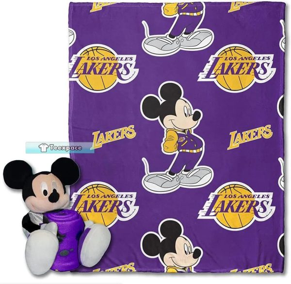 Mickey Mouse Lakers Blanket
