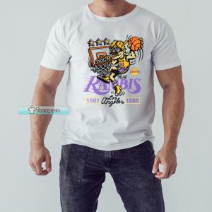 Mitchell And Ness Kurt Rambis Gray Los Angeles Lakers Unisex T Shirt