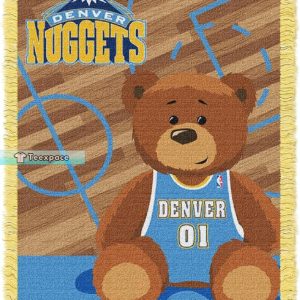 NBA Denver Nuggets Basketball Woven Blanket 1