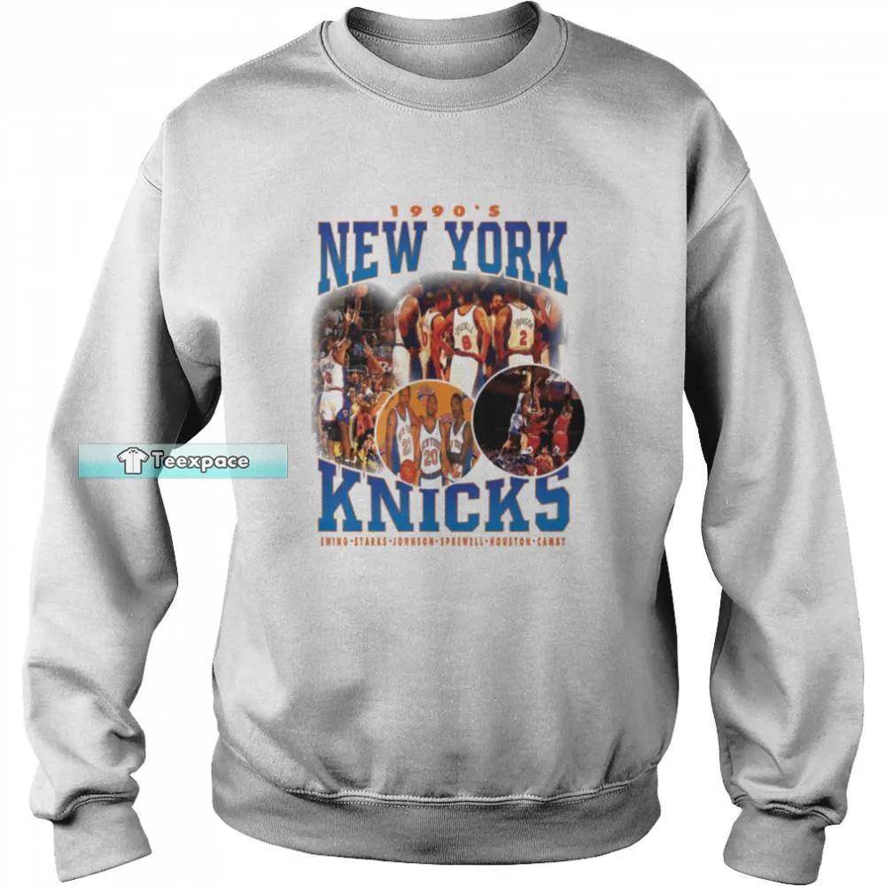 New York Knicks Basketball 1990s Knicks Sweatshirt