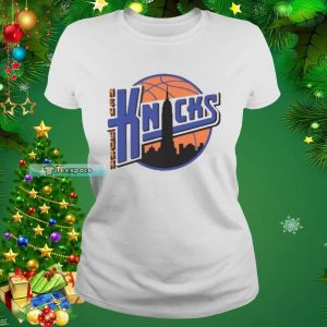New York Knicks Basketball Vintage City T Shirt Womens