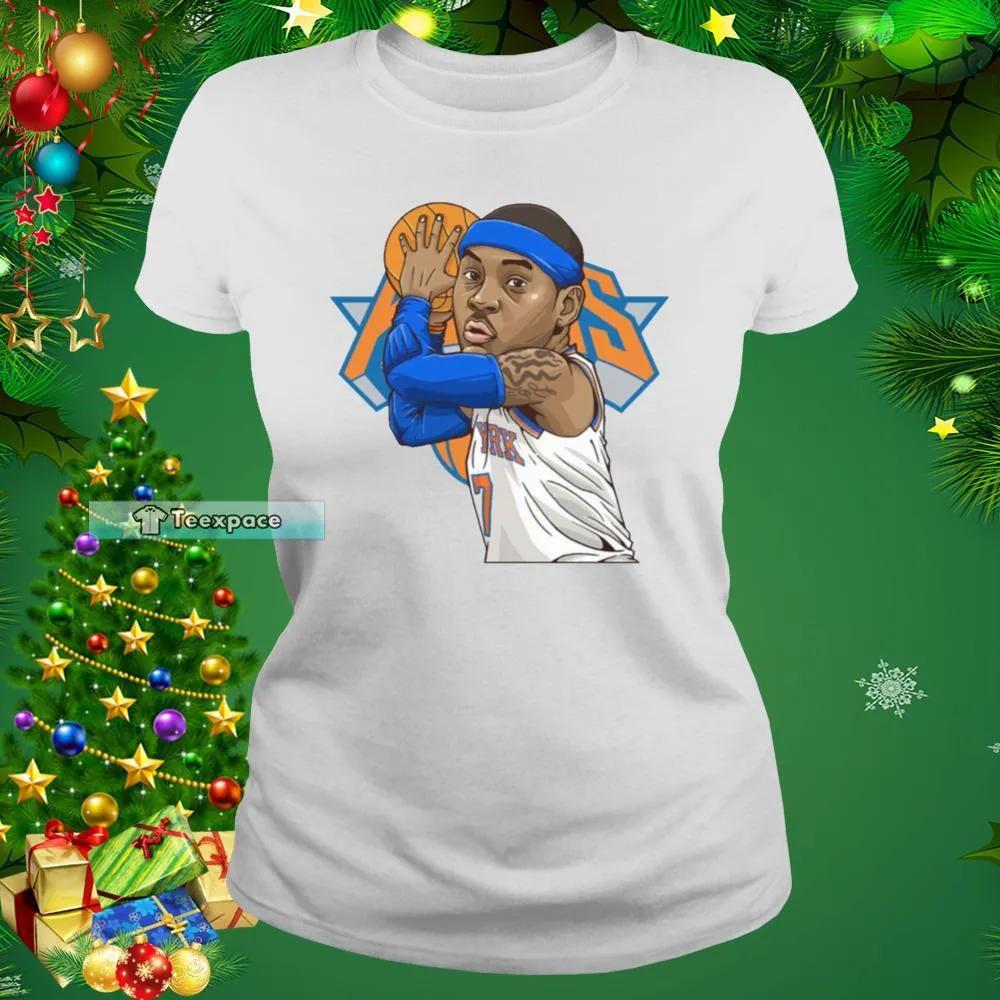 New York Knicks Carmelo Anthony Chibi T Shirt Womens