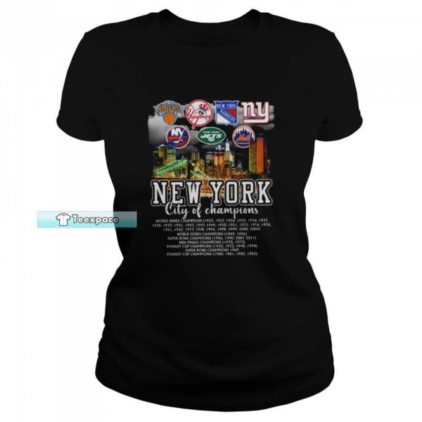 New York Knicks City Of Champions Knicks Shirt