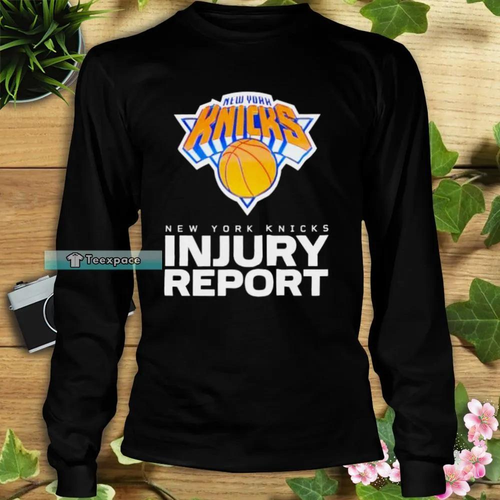 New York Knicks Injury Report Knicks Long Sleeve Shirt