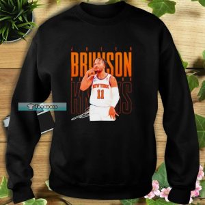 New York Knicks Jalen Brunson Signature Sweatshirt