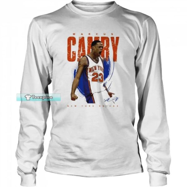 New York Knicks Marcus Camby Signature Shirt