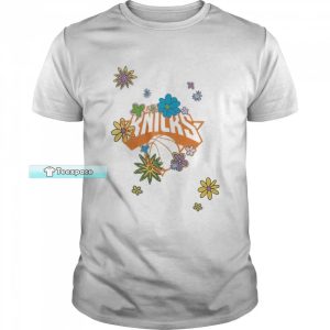 New York Knicks NBA Flower Power Logo Unisex T Shirt