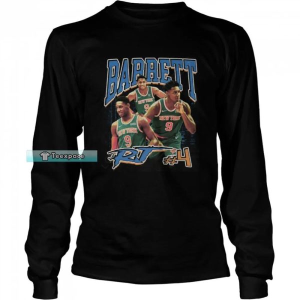 New York Knicks Rj Barrett 4 Knicks Shirt