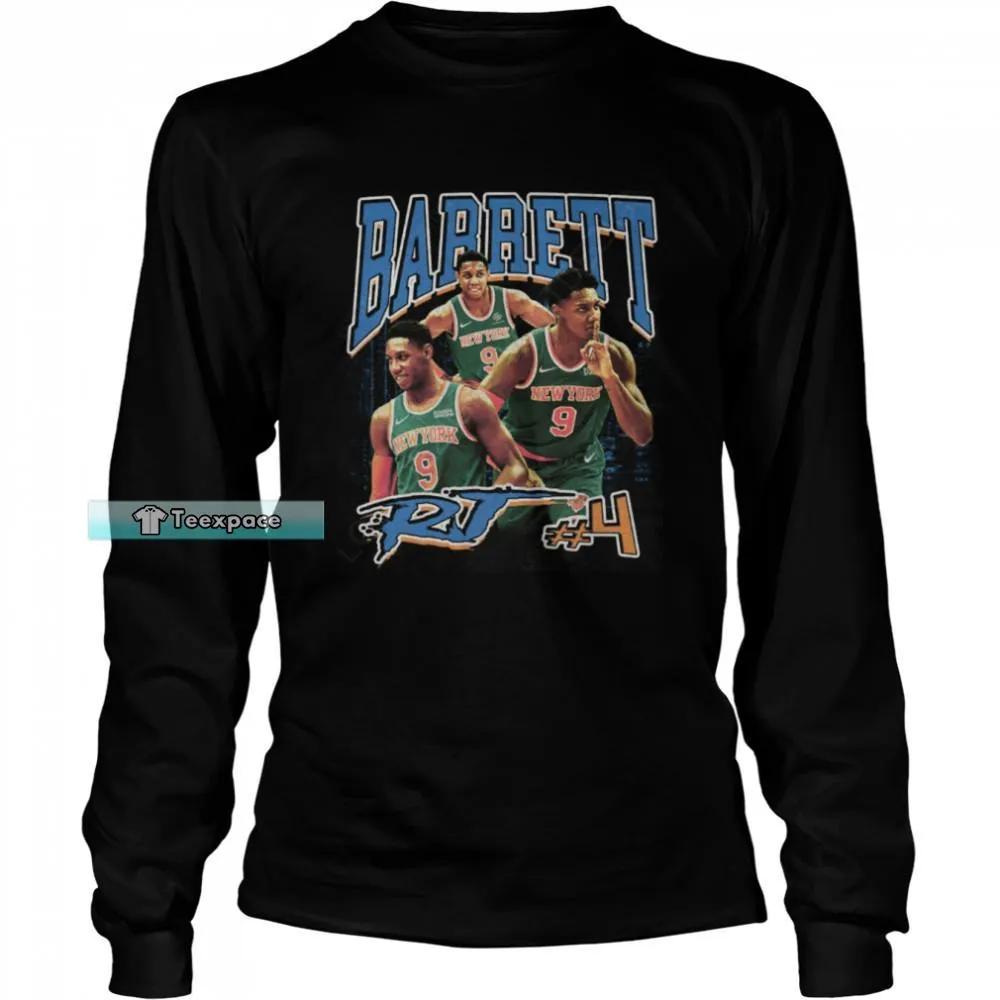 New York Knicks Rj Barrett 4 Knicks Long Sleeve Shirt