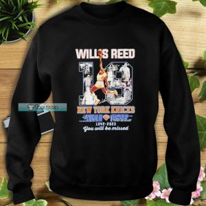 New York Knicks Willis Reed You Will Be Missed Hoodie