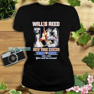 New York Knicks Willis Reed You Will Be Missed T Shirt Womens