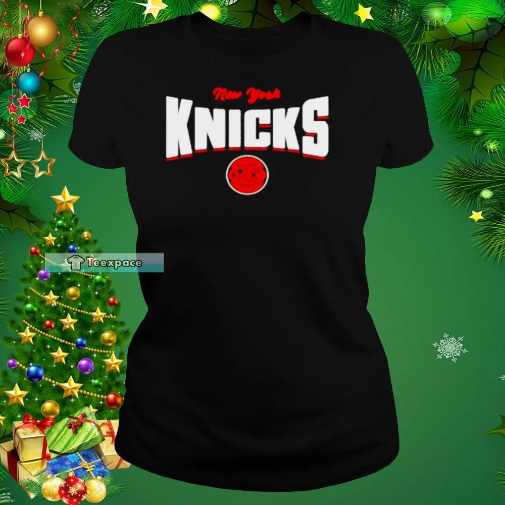 New York Knicks Word Arch Graphic T Shirt Womens