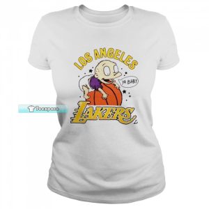 Rugrats Tommy Lakers T Shirt Womens