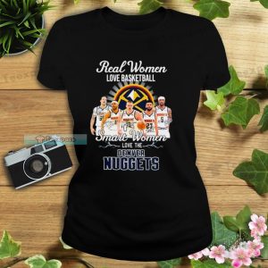 Smart Women Love The Denver Nuggets T Shirt Womens
