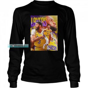 Team Lakers Basketball Anthony Davis Long Sleeve Shirt