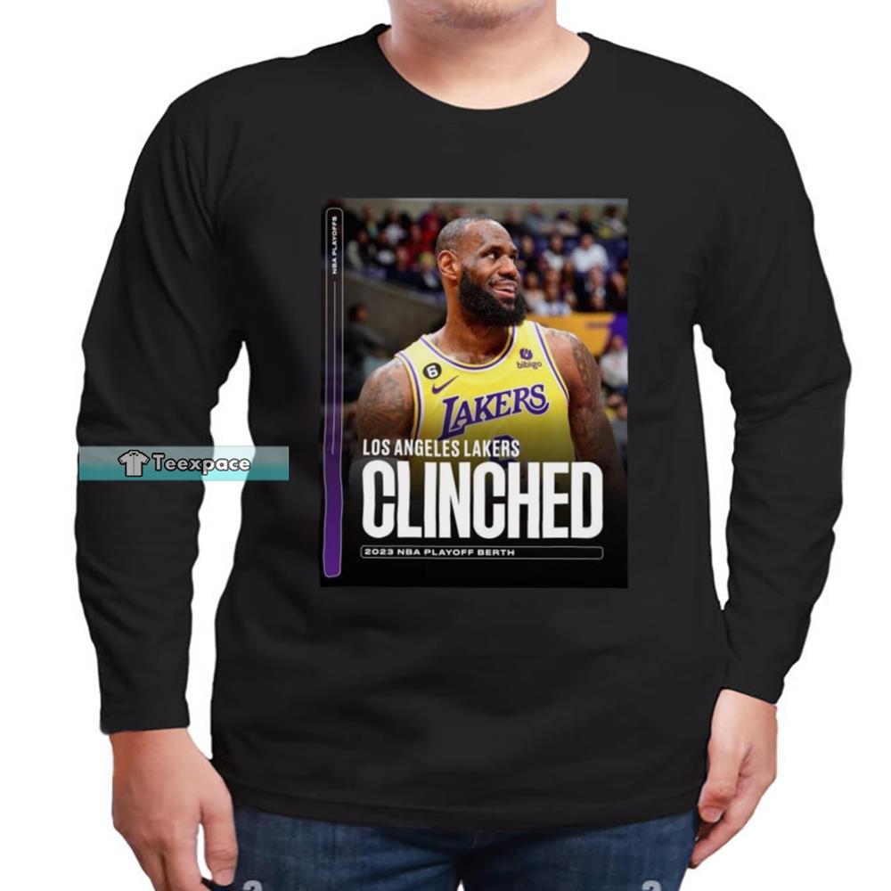 The Los Angeles Lakers Clinched 2023 NBA Playoffs Berth Long Sleeve Shirt
