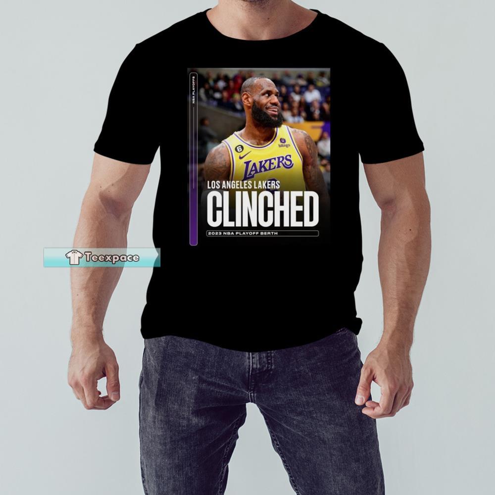 The Los Angeles Lakers Clinched 2023 NBA Playoffs Berth Unisex T Shirt
